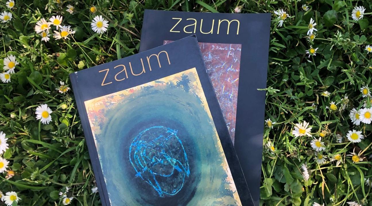 Issues of zaum on a bed of grass and flowers